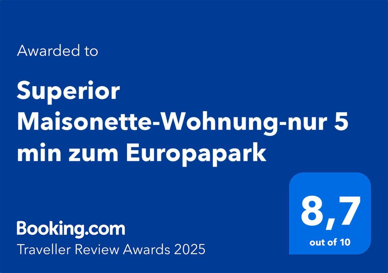 Superior Maisonette-Wohnung-Nur 5 Min Zum Europapark Kappel-Grafenhausen Esterno foto
